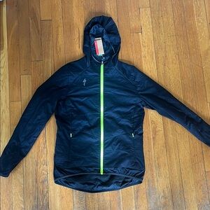 NWT Specialized Black Hooded Jacket